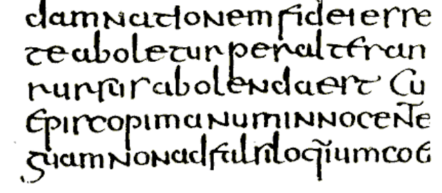 Escritura semiuncial