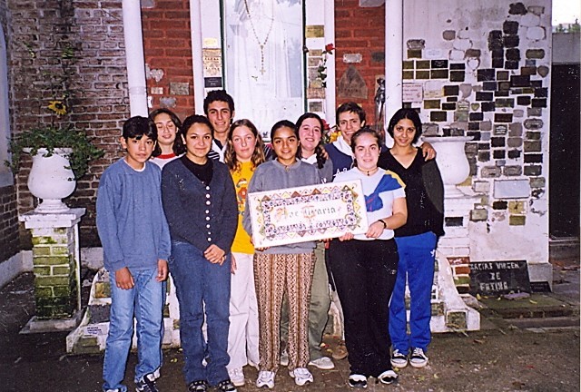 VISITA CUADRO AVE MARIA DEL SANTUARIO NACIONAL