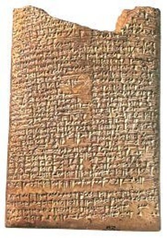 Escritura en arcilla