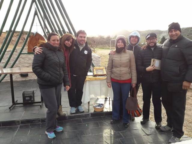 VISITA TERRENO LA HUELLA DE LA MANO DEL PADRE