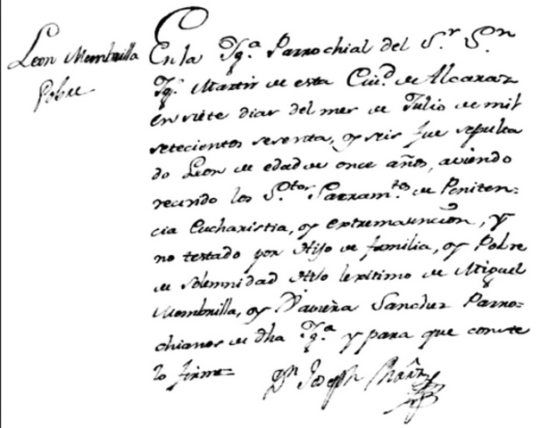 Escritura Española XVII