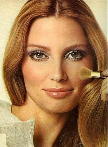 Maquillaje de ojos en 1970