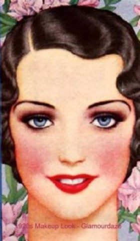 Maquillaje de ojos en 1920