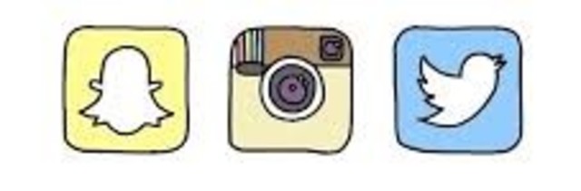 Social Media ( Twitter, Instagram and Snapchat)