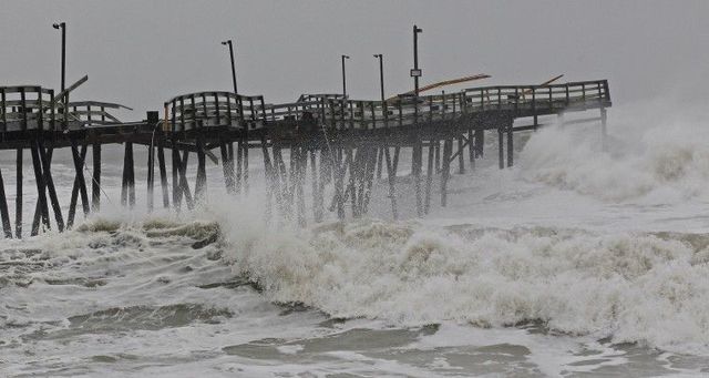 Hurricane Sandy hit North Carolina
