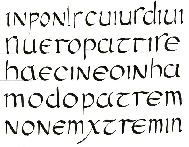 Aparece la escritura semiunicial