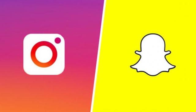 Instagram, Snapchat