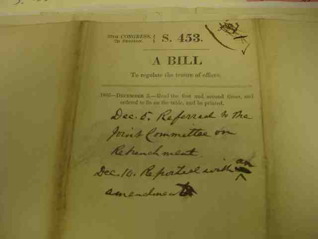 Tenure of Office Act