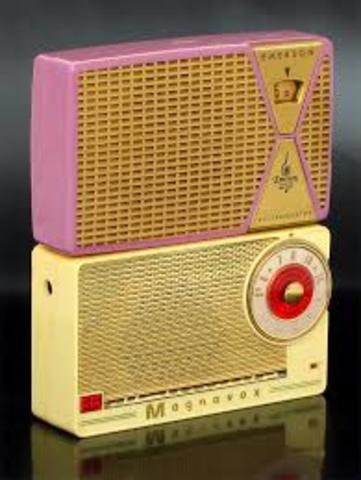 Transistor radio made available to public.