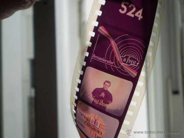 Proyector de dispositivas en filminas