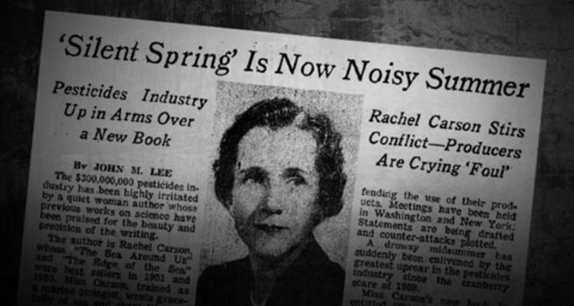 Rachel Carson "Privamera Silenciosa" Pesticidas