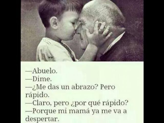 Fallecimiento de mi abuelo materno