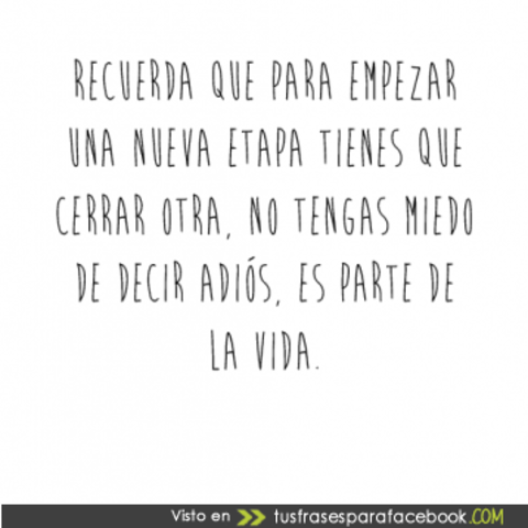 Adiós a mis profesores y amigos de la secundaria