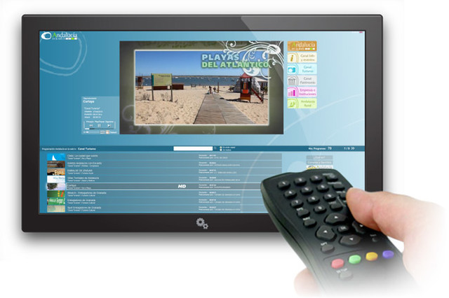 televisión interactiva.