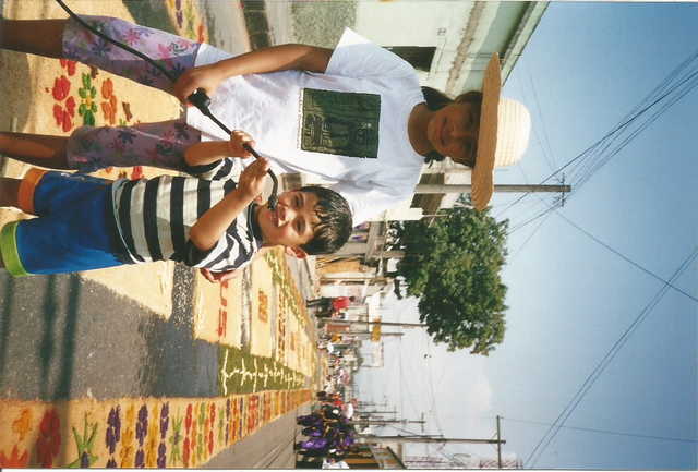 Alfombra en Semana Santa