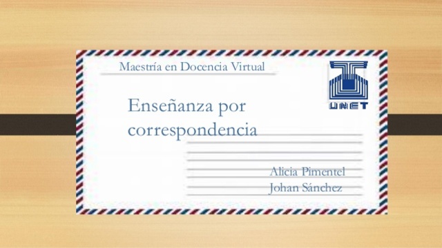 Enseñanza por correspondencia