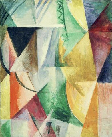 Une fenêtre Delaunay, 1912-1913.