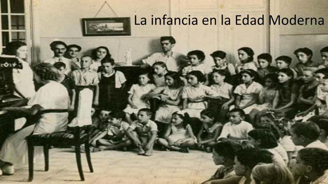 EL NIÑO EN LA EDAD MODERNA