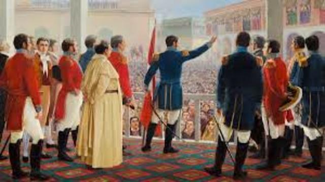 proclamación de la independencia
