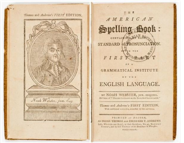 Websters Spellers Published