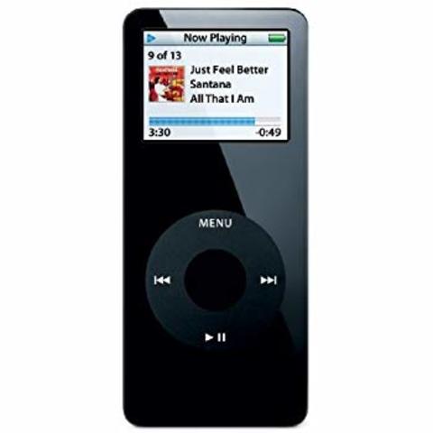 First Portable Media Player - iPod Nano