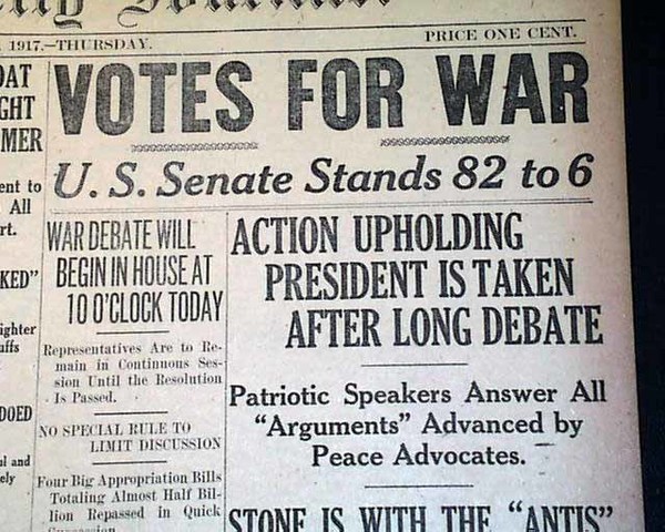 United States Declaration of War against Germany