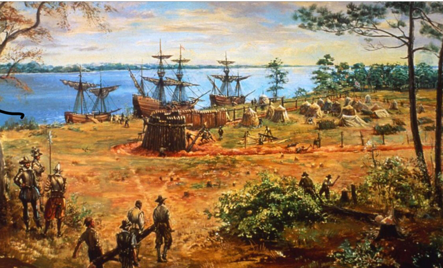 Jamestown settlement is established