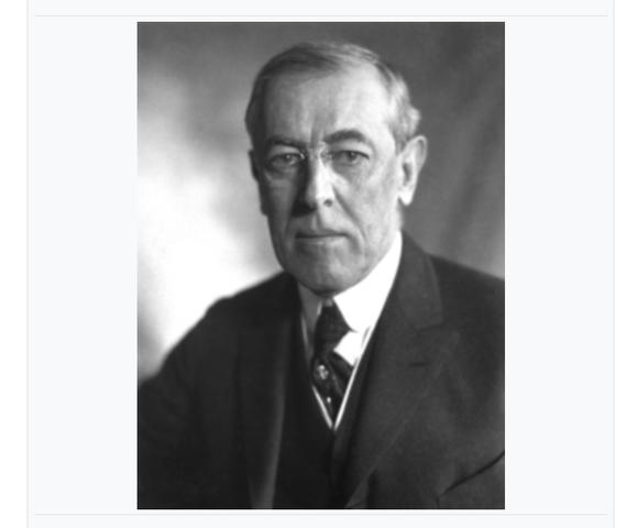 Thomas Woodrow Wilson