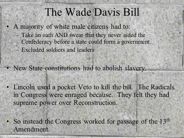 Wade-Davis Bill