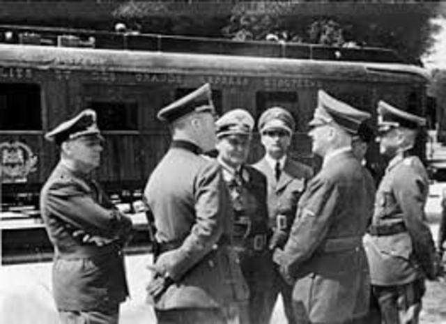 German Surrender in Compiegne, France