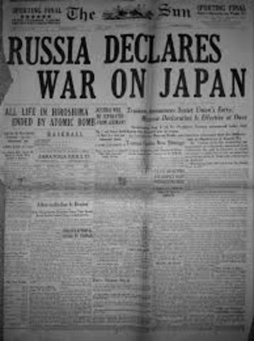 Japan declares war on Austria-Hungary