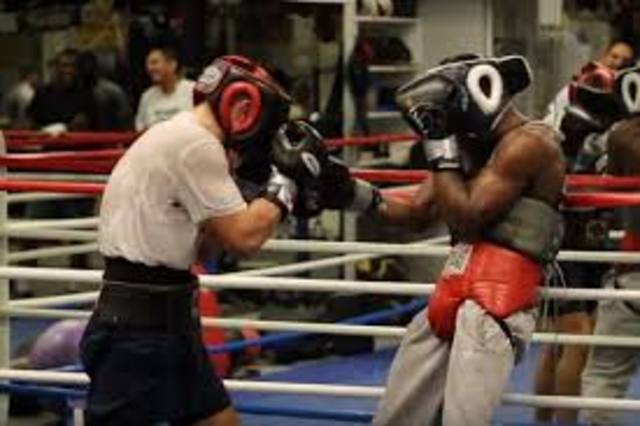 First time sparring someone