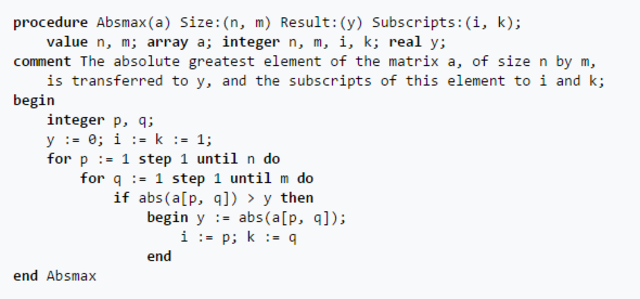 The FORTRAN programming language