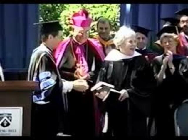 Honorary Degree from Spring Hill College