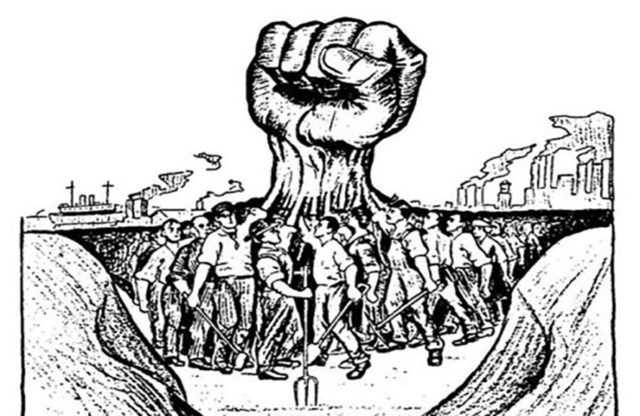 Extensión del movimiento sindical.