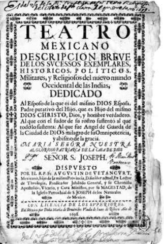 Publicacion Theatro mexicano