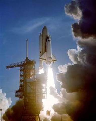 First Space shuttle flight
