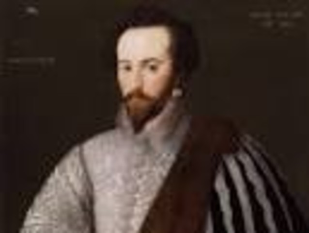 Walter Raleigh sends 100 men to Roanoke Island