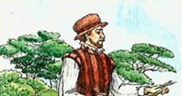 John White arrived at Chesapeake Bay with his family and 100 more people