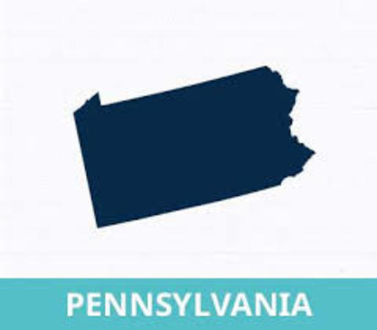 Pennsylvania is founded