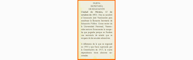 Fundación de la Secretaria de Educación Publica (SEP)