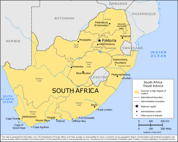 Unification of the South African states. 1910