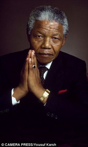 Nelson Mandela became president