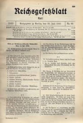 Law for the Restoration of the Professional Civil Service