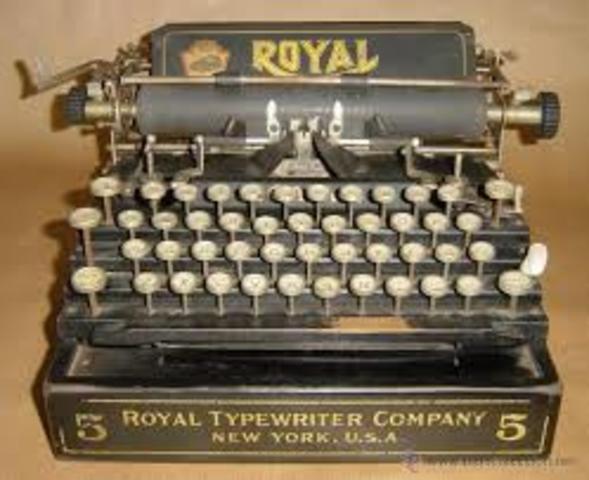 MAQUINA DE ESCRIBIR ESTÁNDAR