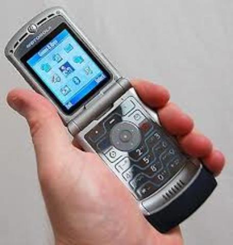 I got my first cell phone when I came home from Iraq in 2003.  Quite a bit different than the iPhone I currently use