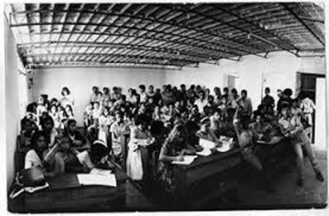 Reforma educativa Dirigida por  el General Carpio Becerra