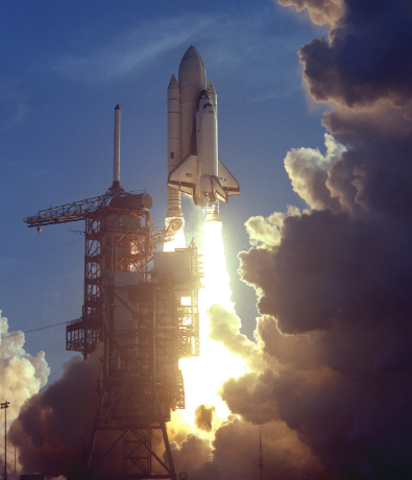 First Space Shuttle flight