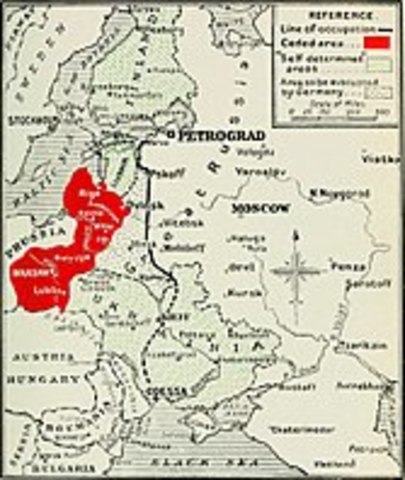 Firma del tratado de Brest-Litovsk