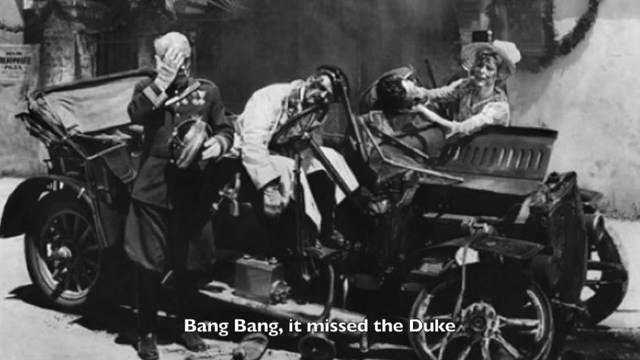 The assassination of Archduke Ferdinand